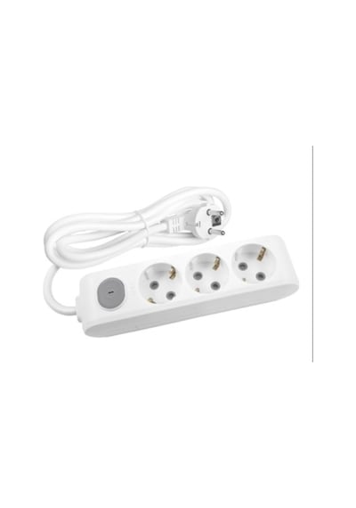 -multi-let 7m 3 Prizli Anahtarlı Monoblok Fiş Cca 3x2.5 Mm Ttr Uzatma Kablosu Standart
