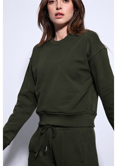 Antioch Basic Kadın Eşofman Takım Koyu Haki