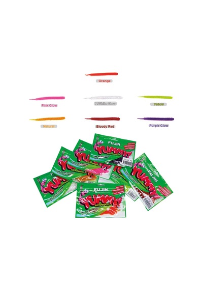 Fujın Yummy Sandworm 7Cm Lrf Silikonu Pınk Glow