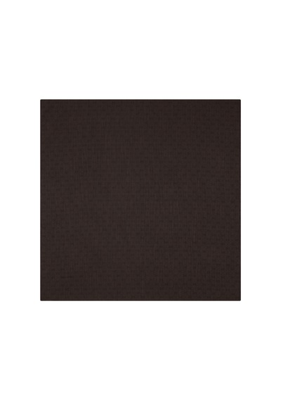 Pierre Cardin 100x100 K.pierre Cardın Logolu İpek Koton Jakar Kahverengi Kahverengi