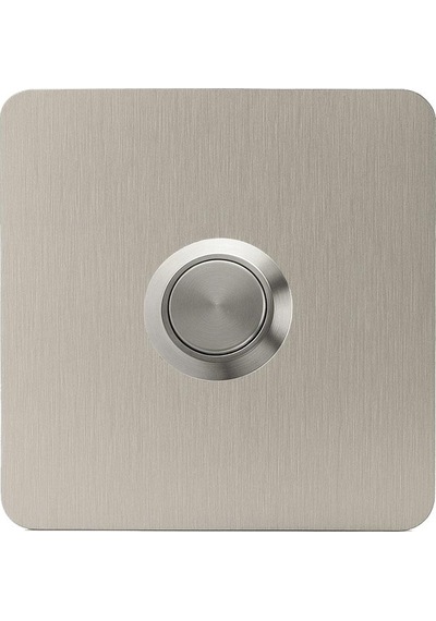 Lockway Paslanmaz 304 Kare Zil Butonu 70x70mm