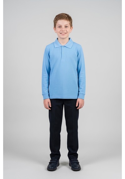 Modanino Erkek Çocuk %100 Pamuk Ve Okul Tarz T-shirt 6-16 Yaş 12798mrt Bebek Mavisi