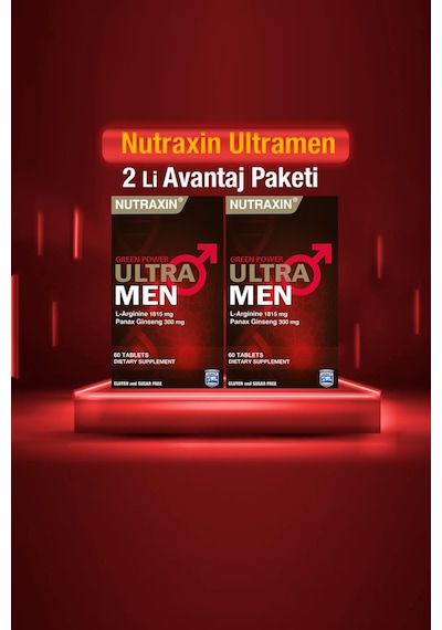 Nutraxin Ultramen 60 Tablet X 2 Adet