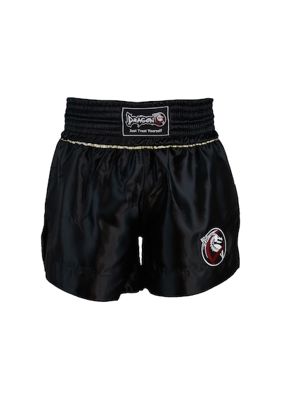 Dragondo Mt3033 Muaythai Şortu Siyah Kick Boks Şortu Siyah