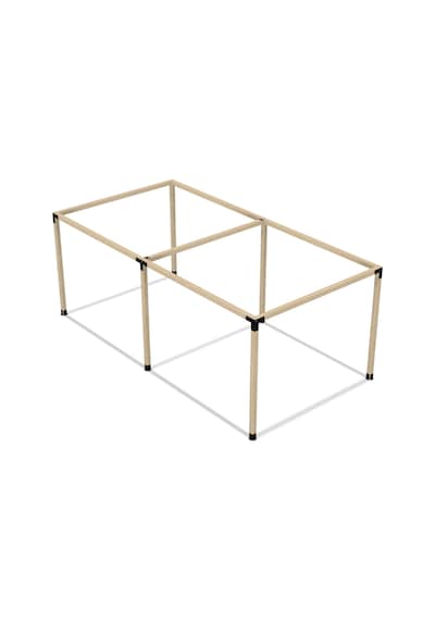 Pergola Braket Seti Ahşap Pergola Metal Bağlantı Aparatları 6 Ayaklı Kahverengi