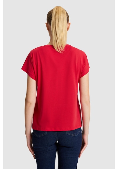 U.S. Polo Assn. U.s. Polo Assn. Kadın Kırmızı Tişört Basic 50323541-vr171 Basıc Kırmızı