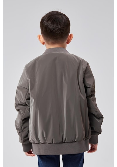 Benitto Kids Benittokids Erkek Çocuk Bomber Ceket 51319 Gri