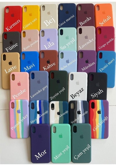 Apple Uyumlu iPhone Xr Logolu Lansman Silikon Kilif 542061683