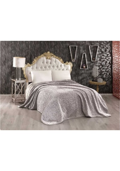 Mink Sense Lüks Gold Vizon Battal Boy Battaniye 516 Gri 220X240