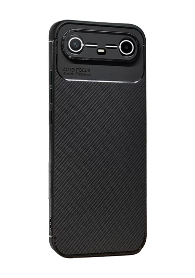 Newface Tecno Spark Slim 5g Auto Focus Karbon Kapak - Siyah