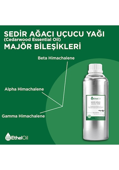 Sedir Ağacı Uçucu Yağı Cedarwood Essential Oil - 1 Kg - Saf Ve Doğal Uçucu Yağ 1 KG