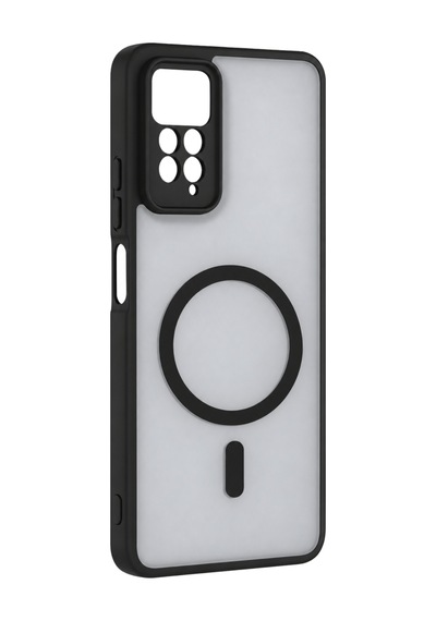 Xiaomi Redmi Note 11 Pro Loji Magsafe Kapak - Siyah Çok Renkli