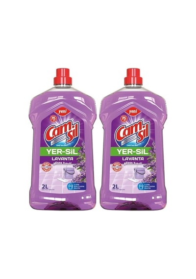 Camsil Yer-sil Lavanta 2 L Dökme 2li Paket 1000'li Set