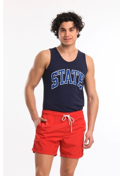 Superfly Swimshort Erkek Kırmızı Şort 21678-17 Siyah