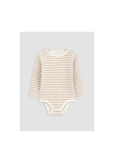 Lc Waikiki Alıta Cıty Farkıyla Lcw Baby Ekru Oval Yaka Erkek Bebek Çıtçıtlı Body Ekru - 929731858 Ekru