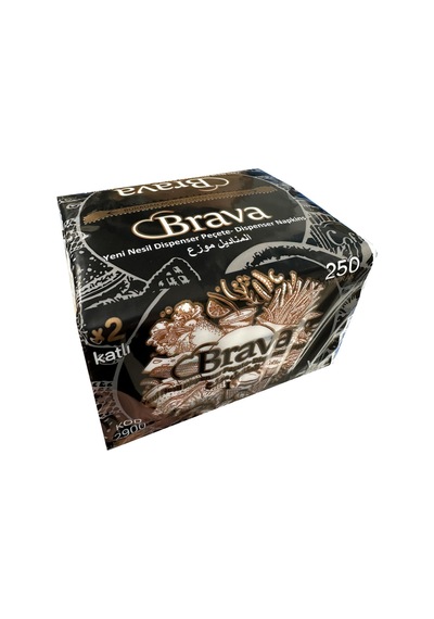 Koçal Masaüstü Tek Çek Çek Kağıt Dispenser Peçete - 2 Kat - 250 Adetlik 10 Paket