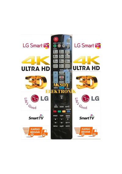 Lg Smart Led Tv Kumandası Işıklı