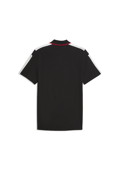 Puma Ferrari Mt7 Erkek Siyah Günlük Stil Polo Yaka T-shirt 63583101 Siyah