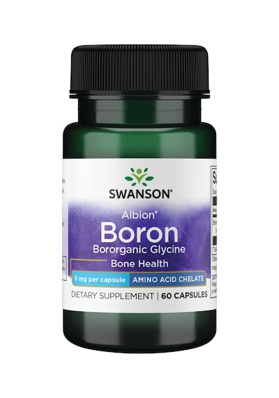 Swanson, Albion, Boron, 6 Mg, 60 Capsules