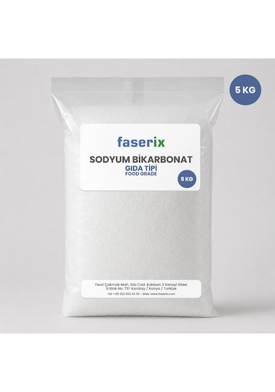 Sodyum Bikarbonat Şişecam İngiliz Karbonatı Gıda Tipi 5 Kg