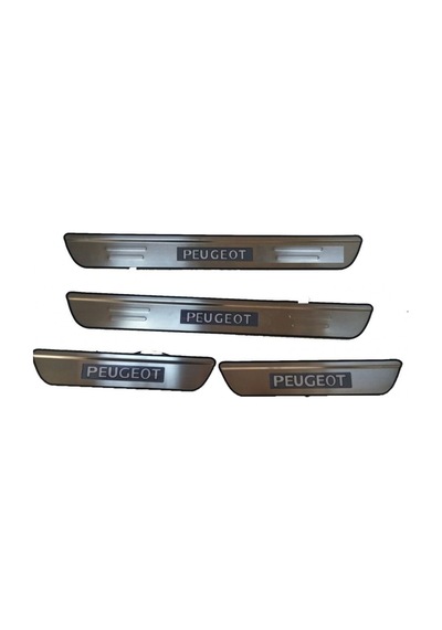 Peugeot 207 Uyumlu Işıklı Kapı Eşiği Parça