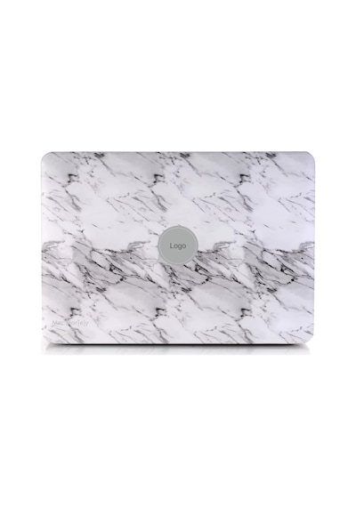 Macbook Air M1 Kılıfı A2337 Uyumlu 13 İnç Premium Deri Kaplama Mermer Desenli Hard Case A2179 A1932 Sert Koruyucu Kapak Çizilme Ve Darbe Koruma Kılıfı Beyaz Belirtilmemiş