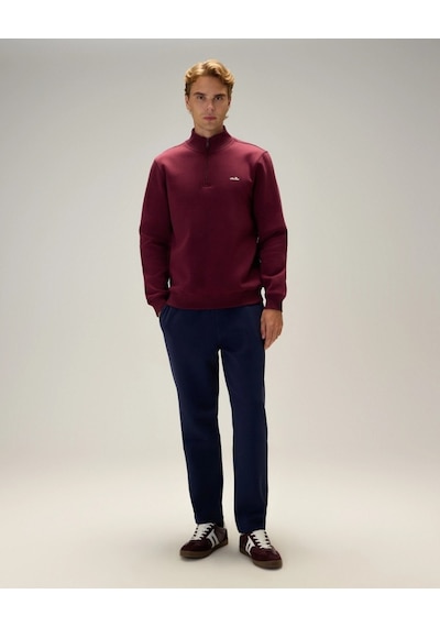 Ellesse 6wm1010-brd Erkek Fermuarlı Sweat Bordo