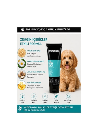 Animology Spa Day Shampoo Köpek Şampuanı 250 ML