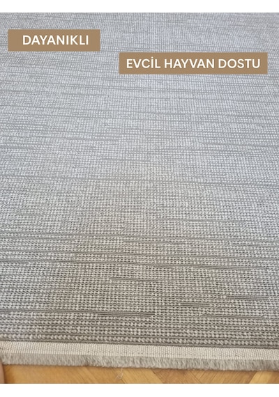 Elvey Home Gri İskandinav Bohem Üst Kalite Bukle Soft Salon Koridor Mutfak Çocuk Oturma Odası Halı Yolluk Gri