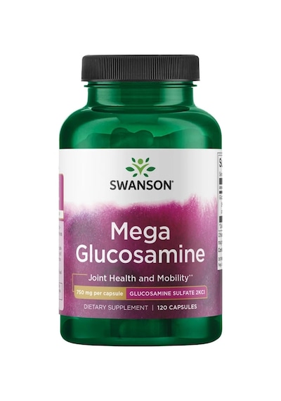 Swanson Mega Glucosamine Glukozamin 750 Mg 120 Capsules