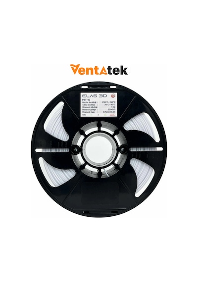 Elas 3d Beyaz Petg Filament - 1.75mm - 1 Kg