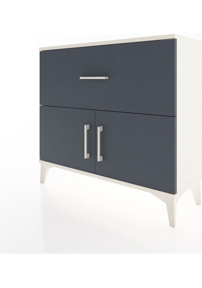 Arges Şifonyer Tek Raflı Tek Çekmeceli 2 Kapaklı 88x30x80 Aytaşı-antrasit Aytası Arges Şifonyer Tek Raflı Tek Çekmeceli 2 Kapaklı 88x30x80 Aytaşı-antrasit Aytası