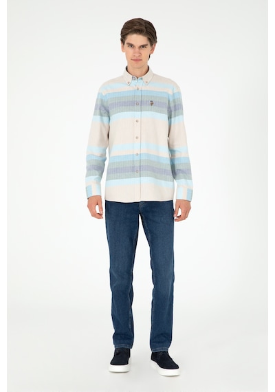 U.s. Polo Assn. Erkek Açık Mavi Gömlek Desenli 50298079-vr003 Açık Mavi U.s. Polo Assn. Erkek Açık Mavi Gömlek Desenli 50298079-vr003 Açık Mavi