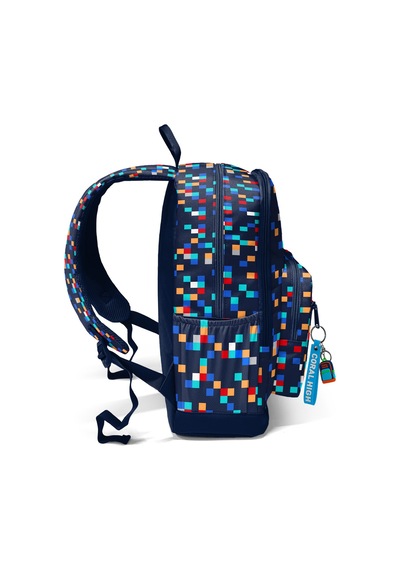 Coral High Lacivert Geometrik Desenli Okul Sırt Çantası 33235 Lacivert