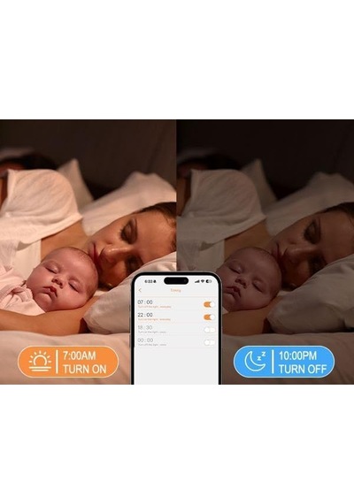 Smart Led Spot Lamba, 6000k Beyaz, 220v, Telefon Uygulaması İle Kontrol Edilebilir, Rgb Renk Değiştiren Dusktec 110m Çok Renkli