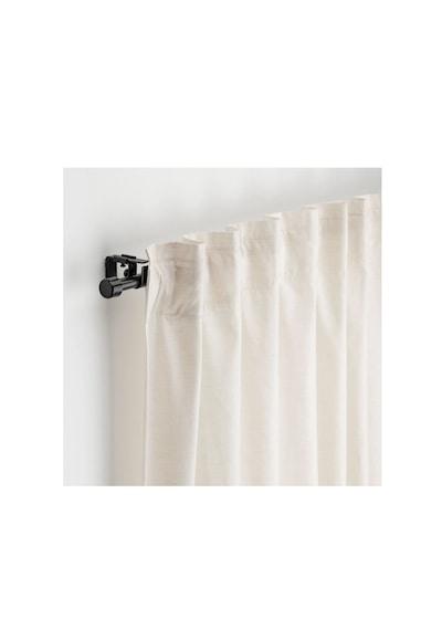 Ikea Bekräfta Perde Çubuğu Seti , Siyah, 120-210 Cm 19 Mm