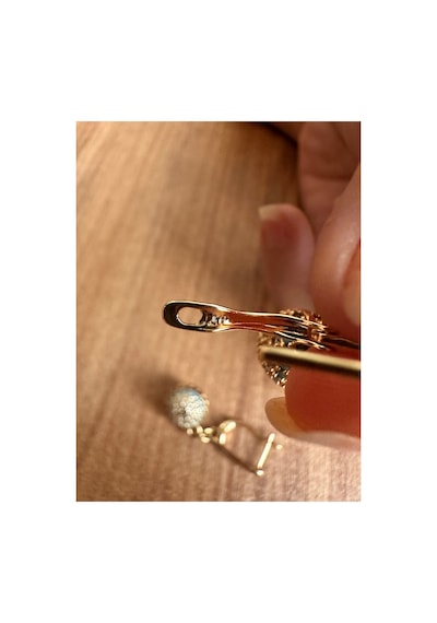 Taşlı Top Nazar Boncuk Küpe Premium Altın Kaplama Vıp Özel Seri Xuping Işıltı Gold Altın