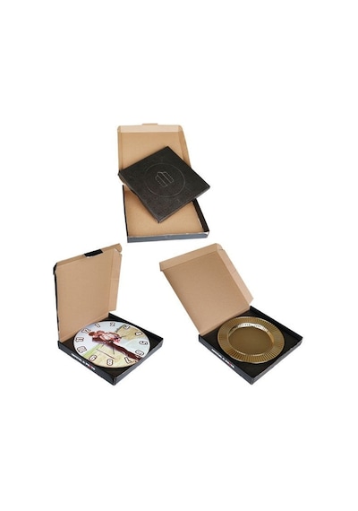 Tabak Ve Saat Kutusu 27,6x29 X4 Cm Çok Renkli Tabak Ve Saat Kutusu 27,6x29 X4 Cm Çok Renkli