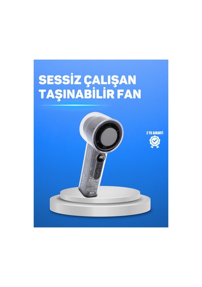Ultra Sessiz Usb Şarjlı Fan Taşınabilir Ve Hafif Tasarım - Hs08377023-9619 Renkli
