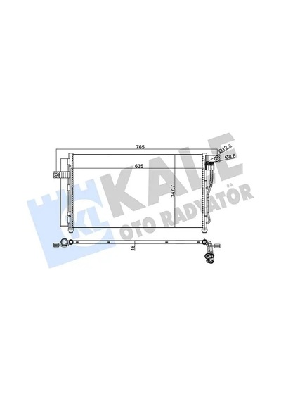 Hyundai Accent 3 Klima Radyatoru 1.4 2006-2012 Kale 386300