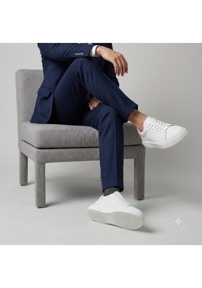 Kindep Sneakers İç Dışı Hakiki Deri Günlük Erkek Ayakkabı Beyaz