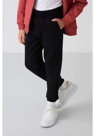 TOMMYLIFE Kiremit-siyah Pamuklu Kalın İçi Tüylü Standart Fit Nakışlı Erkek Çocuk Eşofman Takım - 11256 TOMMYLIFE Kiremit-siyah Pamuklu Kalın İçi Tüylü Standart Fit Nakışlı Erkek Çocuk Eşofman Takım - 11256