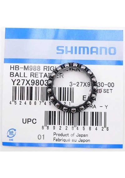 Shimano Sağ El Ball Retaıner 5/32"-hbm988/whm985&988f15 Siyah