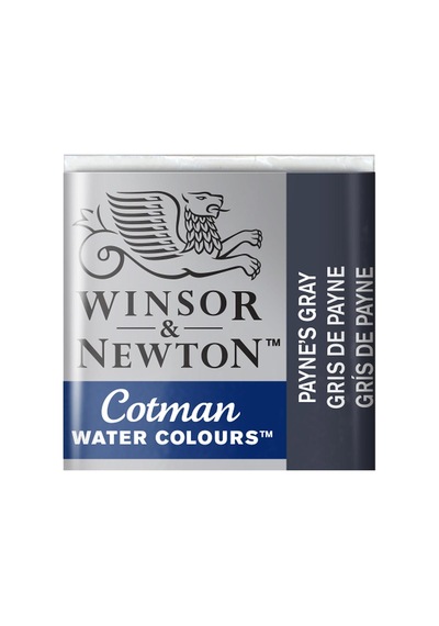 Winsor & Newton Cotman Yarım Tablet Suluboya Payne's Gray 465 Karışık
