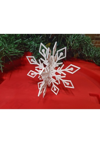 5 Adet Detaylı Yılbaşı Noel Kartanesi Süsü 8 Cm