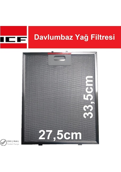 Icf Davlumbaz Filtresi Aspiratör Tel Filtre  27,5X33,5Cm - 372081041