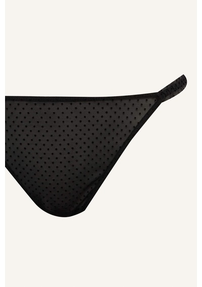 Defacto Tül Slip Külot H5241ax26spbk81 Siyah-bk81