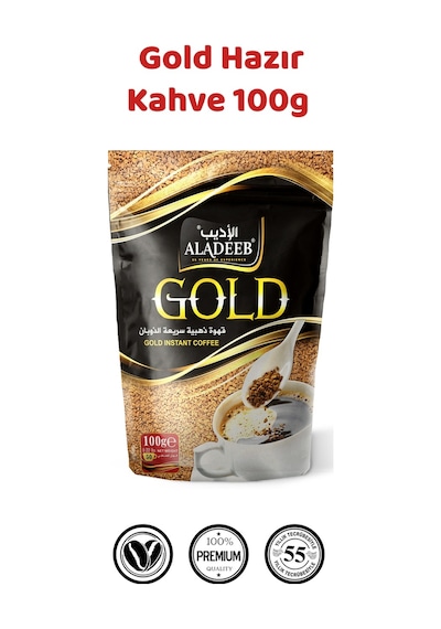 Aladeeb Gold Hazır Kahve Çözünebilir Kahve 100 G