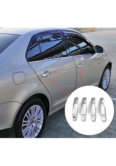Ebal Otomotiv VW Jetta Krom Kapı Kolu 4 Kapı 2006-2011 arası P. Çelik