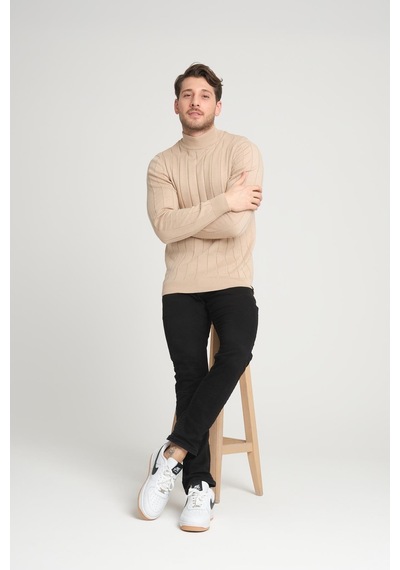 Alexander Gardi Alexandergardı Yarım Balıkçı Regular Fit Triko Kazak E23-6706 001